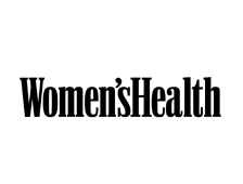 Logo of women's health magazine featuring the name in bold, black serif font.